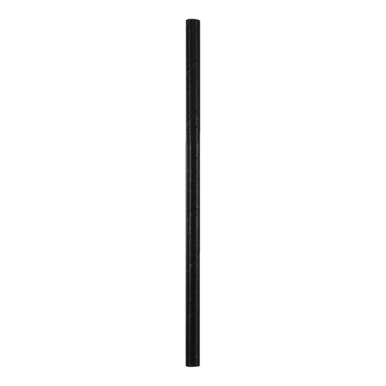 5.5 in Black Cocktail Paper Straws 5250 ct.