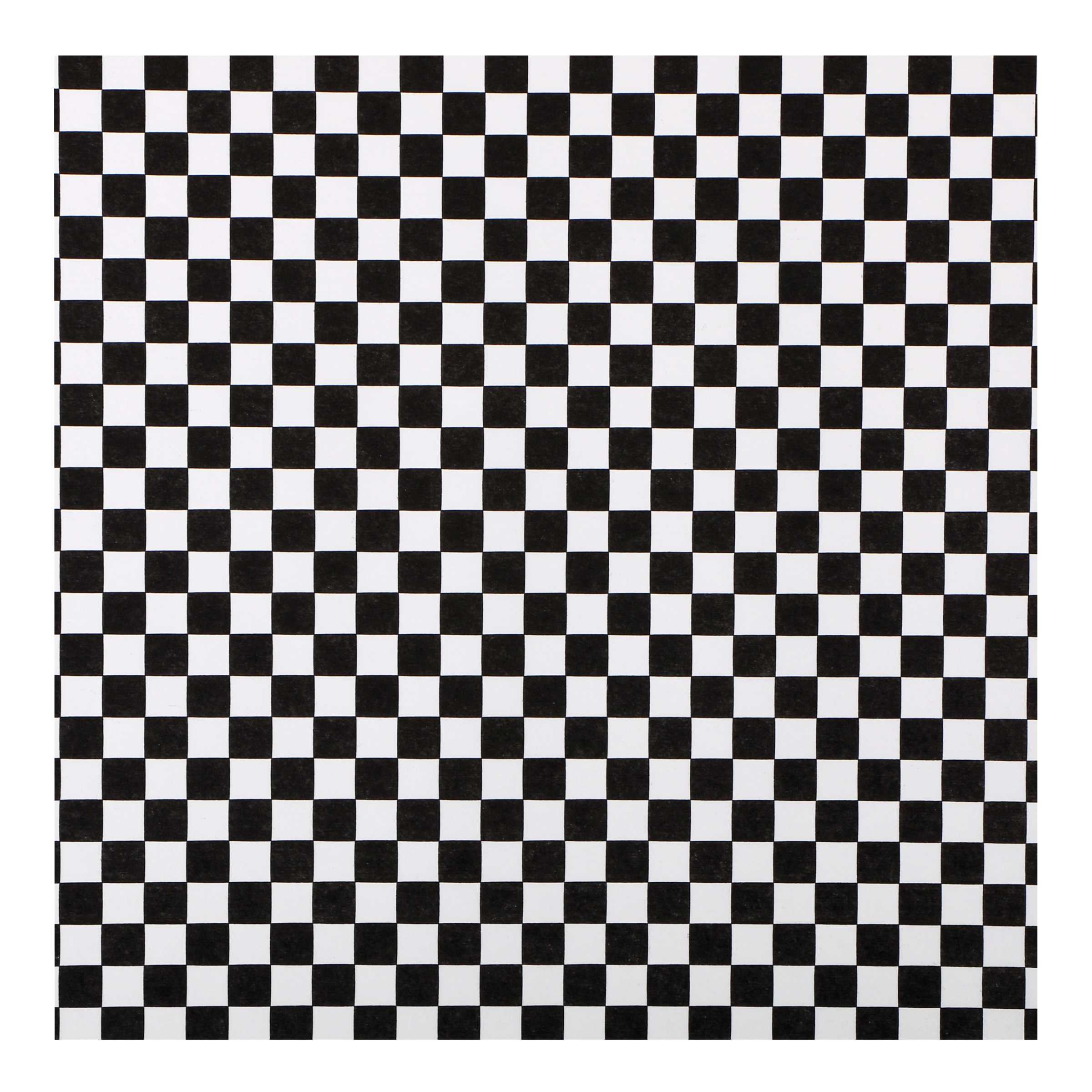 12 in x 12 in Black and White Check Sandwich Wraps 2000 ct.