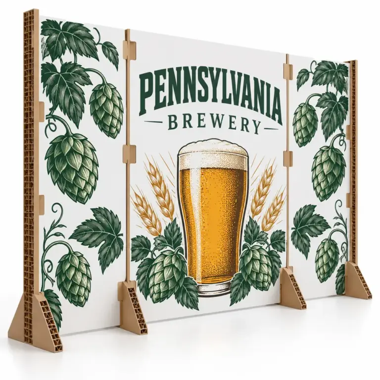 Illustrative custom brewery branding on Honeycomb